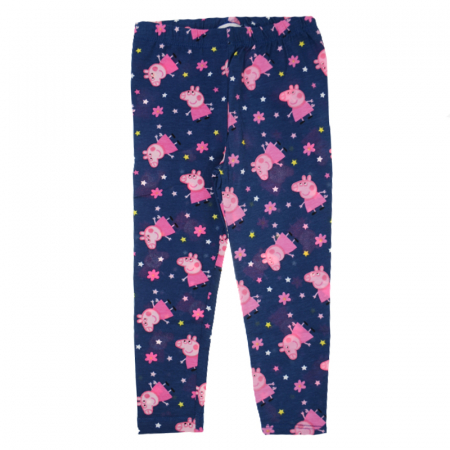 Pantaloni si colanti fete - Colanti pentru fete E Plus M Peppa Pig CPF-882406, Bleumarin