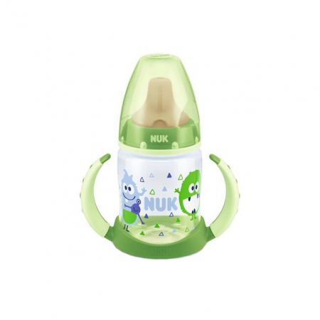 Biberoane si tetine - Biberon cu cioc din latex si manere 150 ml 6+ luni Nuk First Choice 743391V
