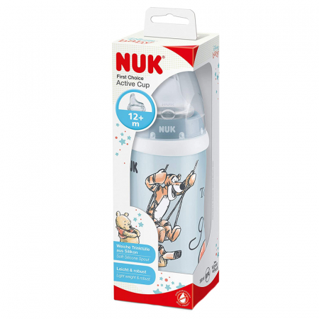 Biberon cu cioc din silicon 300 ml 12 luni Nuk First Choice Disney Active Cup 751101 [2]