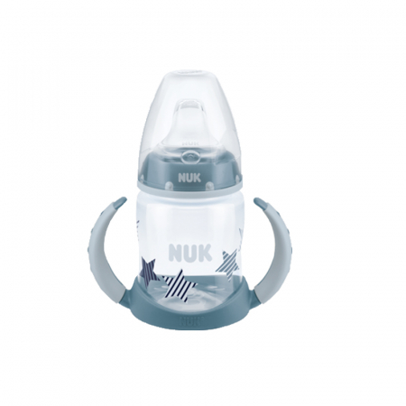 Biberoane si tetine - Biberon cu cioc din silicon si manere 6-18 luni 150 ml Nuk First Choice 2251126-BA