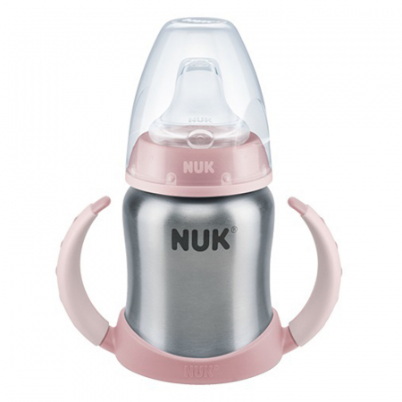 Biberoane si tetine - Biberon cu cioc si manere 125 ml 6-18 luni Nuk First Choice 255247