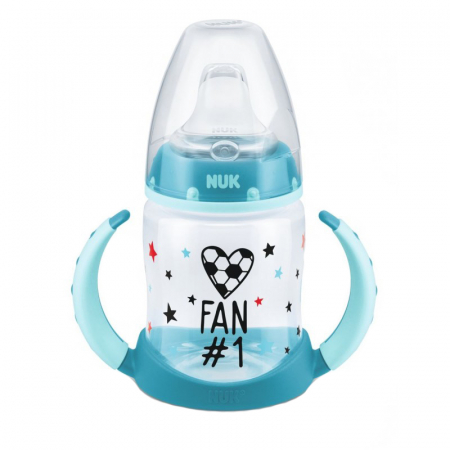 Biberoane si tetine - Biberon cu cioc si manere 150 ml 6-18 luni Nuk First Choice 215249A
