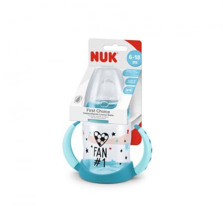 Biberon cu cioc si manere 150 ml 6-18 luni Nuk First Choice 215249A [2]