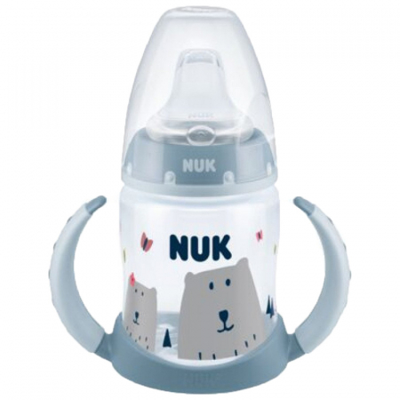 Biberoane si tetine - Biberon cu cioc si manere 150 ml 6-18 luni Nuk First Choice 215304A