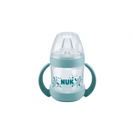 Biberoane si tetine - Biberon cu cioc si manere 150 ml 6-18 luni Nuk Nature Sense 743763V