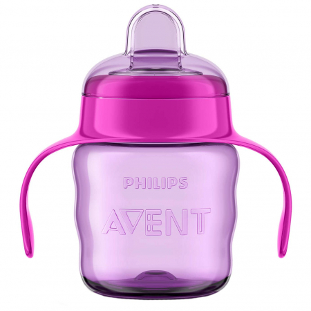 Biberoane si tetine - Biberon cu cioc si manere 200 ml 6+ luni Philips Avent SCF551/03