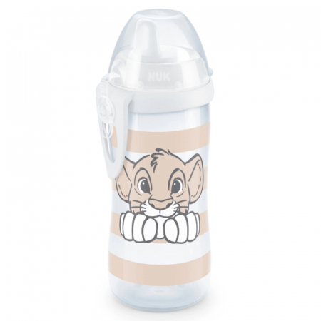 Biberoane si tetine - Biberon cu cioc tare 300 ml Nuk First Choice Kiddy Cup 255643, Crem