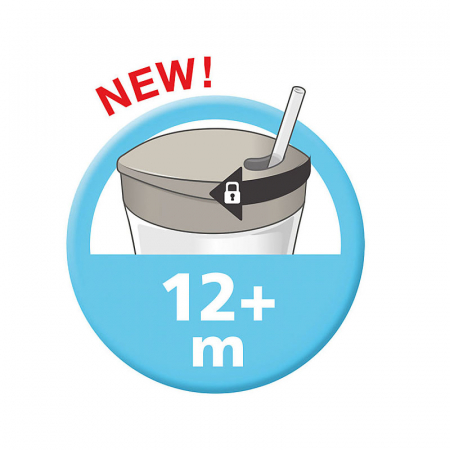 Biberon cu pai 230 ml 12+ luni Nuk Action Cup 751136V [2]