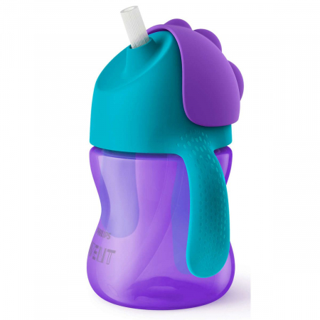 Biberon cu pai si manere 200 ml 9+ luni Philips Avent SCF796/02 [1]