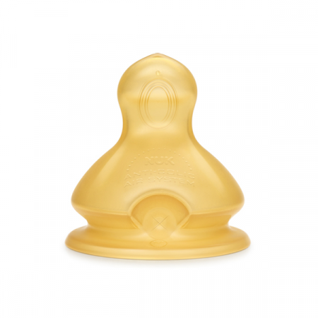 Biberon cu tetina din latex si termometru 300 ml Nuk First Choice+ 741927-3, Alb [3]