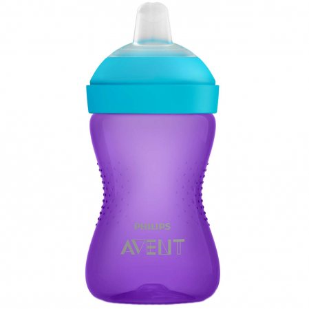 Biberoane si tetine - Biberon din polipropilena cu cioc din silicon 300 ml 9+ luni Philips Avent SCF802/02