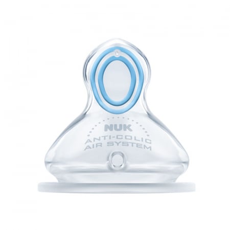 Biberon din polipropilena cu tetina din silicon 300 ml Y Nuk First Choice+ 741486-R, Roz [2]