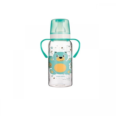 Biberoane si tetine - Biberon din polipropilena cu tetina din silicon 120 ml 3+ luni Canpol Babies 11/823V