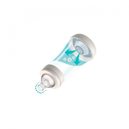Biberon din polipropilena cu tetina din silicon 150 ml 0 luni+ Chicco Perfect 5 Intui-flow 121953C [2]