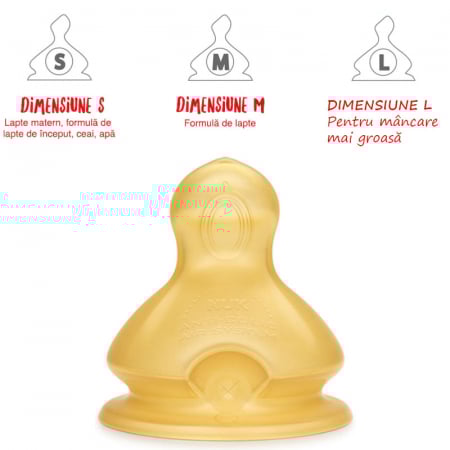 Biberon din polipropilena cu tetina din latex si tetina din silicon 360 ml Nuk First Choice+ BBB216148, Albastru [3]