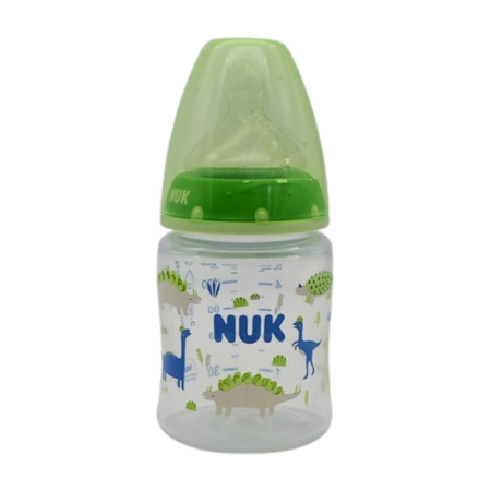 Biberoane si tetine - Biberon din polipropilena, cu tetina din silicon S, 150 ml, Nuk First Choice 225125D2, Verde