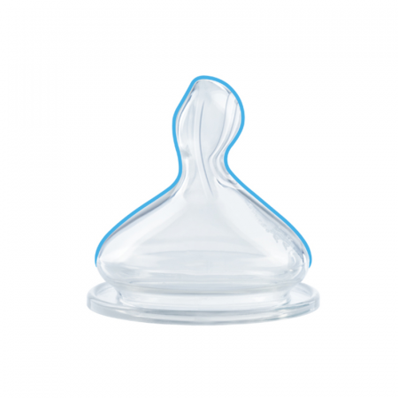 Biberon din sticla cu tetina din silicon 240 ml 0-6 luni Nuk First Choice 745080AL [2]