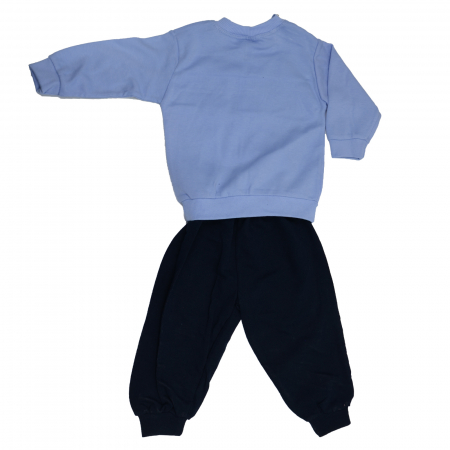 Compleu 2 piese pentru baieti Mini Junior BLK-1-80, Albastru [1]