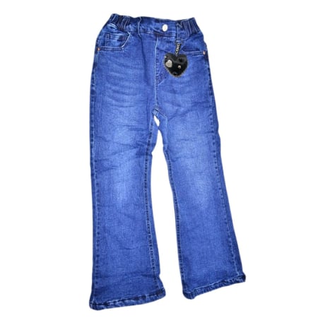 Pantaloni si colanti fete - Blugi captusiti cu fleece, pentru baieti, Happy House PPS-769, Albastru