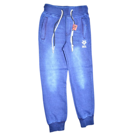 Pantaloni - Blugi imblaniti pentru baieti, Happy House HB-9139-8, Albastru