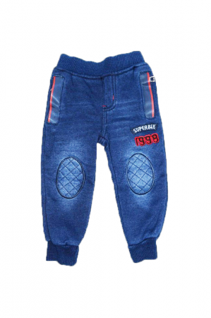 Pantaloni - Blugi pentru baieti Happy House HB-2129AL-80-cm, Albastru