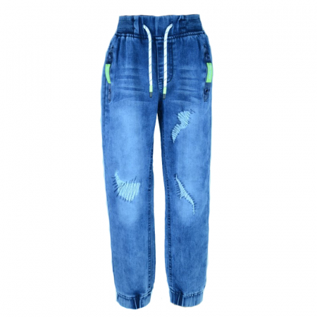 Pantaloni - Blugi pentru baieti Happy House HB-2177A-128, Albastru