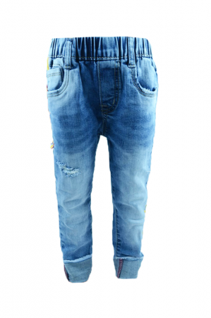 Pantaloni - Blugi pentru baieti Happy House PPS-011-86-cm, Albastru