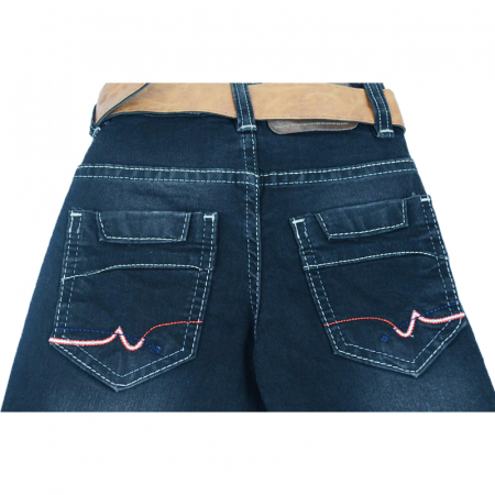Blugi pentru baieti LA Kids 1303N-92-cm, Negru [1]