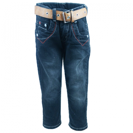 Pantaloni - Blugi pentru baieti LA Kids 1303N-92-cm, Negru