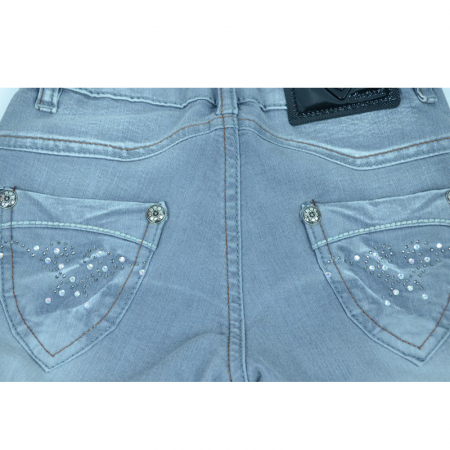 Blugi pentru fete Bignami 2755G-116-cm, Gri [2]