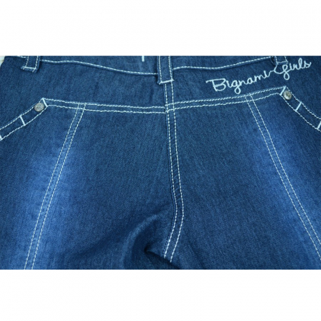 Blugi pentru fete Bignami M5091-134-cm, Albastru [2]