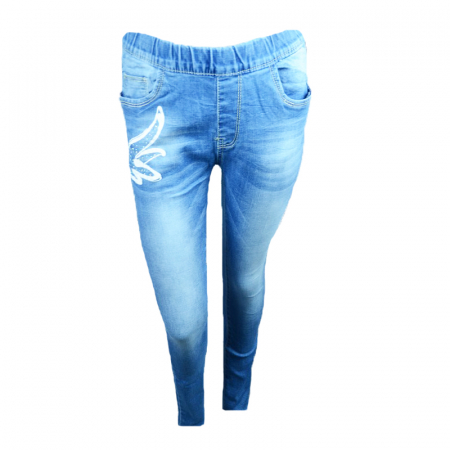 Pantaloni si colanti fete - Blugi pentru fete Happy House PPS-325-152-cm, Albastru