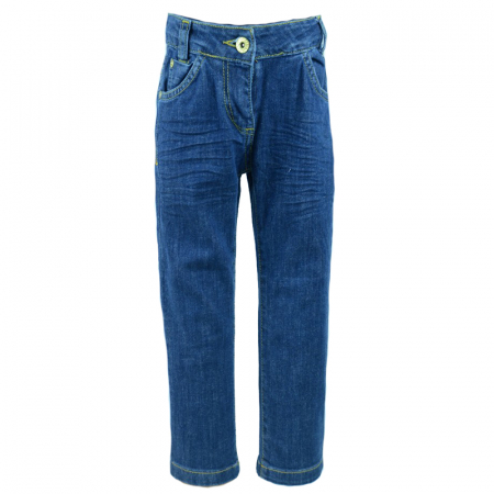 Pantaloni si colanti fete - Blugi pentru fete Wenice AK250905-1-98-cm, Albastru