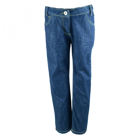 Pantaloni si colanti fete - Blugi pentru fete Wenice AK250905-2-134-cm, Albastru