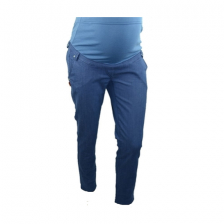 Pantaloni gravide - Blugi pentru gravide Mini Junior DE4B, Bleumarin