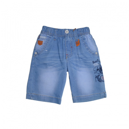 Pantaloni scurti - Blugi scurti pentru baieti Happy House KK-001, Albastru