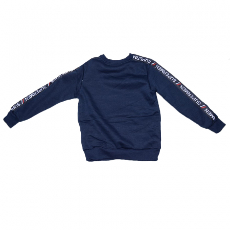 Bluza captusita cu maneca lunga pentru baieti Happy House KK-9005, Bleumarin [1]