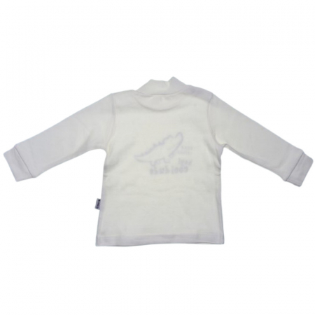 Bluza cu guler, pentru baieti, Mini Junior 7313A, Alb [2]