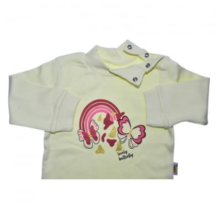 Bluza cu guler, pentru fete, Mini Junior 7319G, Galben [1]