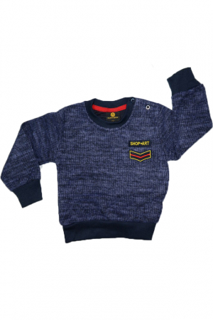 Cardigane si pulovere baieti - Bluza cu maneca lunga pentru baieti Happy House HB-2058-B1-98, Bleumarin
