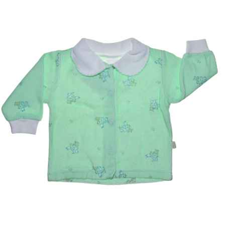 Bluze cu maneci lungi - Bluza cu maneca lunga de frotir pentru baieti Koala B1100, Verde