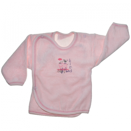 Bluze fete - Bluza cu maneca lunga  de frotir pentru fete Koala B1824, Roz