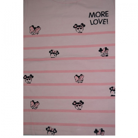 Bluza cu maneca lunga pentru fete Happy House WB-2001R-110, Roz [1]