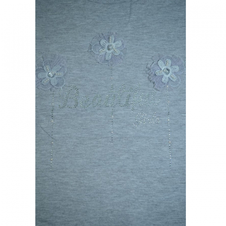 Bluza cu maneca lunga pentru fete Happy House WB-2002G-110, Gri [1]