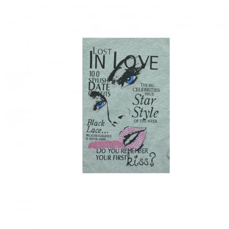 Bluza cu maneca lunga pentru fete Wendee FS39140-1G-98, Gri [1]