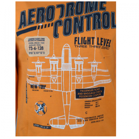 Bluza cu maneca lunga pentru baieti Wendee OZ101430-1-98, Portocaliu [1]