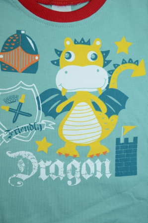 Bluza cu maneca lunga pentru baieti Wendee OZFB101615-0V-74, Verde [1]