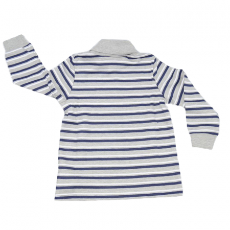 Bluza cu guler inalt pentru baieti Atut BL6906-92, Gri [1]