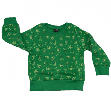 Bluze cu maneci lungi - Bluza cu maneca lunga pentru baieti Atut BL8370-92, Verde