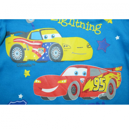 Bluza cu maneca lunga pentru baieti Cars Disney DISK-JTKL41501AL-86, Albastru [2]